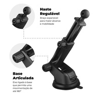 Suporte Veicular Gshield 15W: Carregamento Turbo Wireless Automático e Seguro - imagem 4