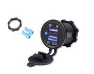 Tomada USB Dupla 3.1A para Veículos, Motos e Barcos - Carregamento Rápido e Seguro - imagem 2