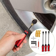 Kit Ferramentas Reparo Pneu Carro e Moto 26 Peças Amarelas - QccHieUs - imagem 3
