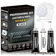 Kit Reparo Couro Preto Carro e Móveis: Arranhões, Rasgos e Furos Nunca Mais! - imagem 2