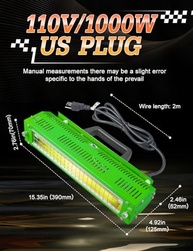 Lâmpada Infravermelha 1000W 110V - Cura Rápida de Tinta para Carros e Móveis - imagem 5