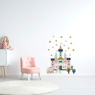 Adesivo de Parede Princesa Castelo e Carruagem 21 Peças - Decore o Quarto dos Sonhos - imagem 4