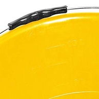 Balde Extraforte 12L Amarelo - Resistente e Versátil para Obras e Casa - imagem 5