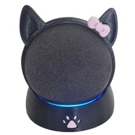 Suporte Gatinha Kitty Black Cat: Charme e Segurança para seu Alexa Echo Dot 4ª e 5ª Geração - imagem 2