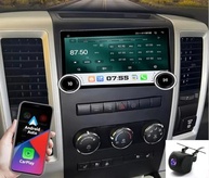 Central Multimídia 10.1" IPS Touchscreen com CarPlay/Android Auto para Dodge Ram, Jeep, Chrysler e Mais - imagem 2