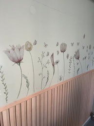 Adesivo de Parede Floral Encantador - Decore com Estilo e Charme Natural - imagem 5