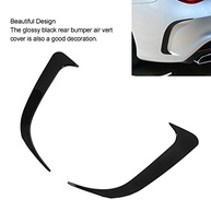 Tampa Traseira de Capa de Ar e Ventilação Preta para Mercedes-Benz CLA W117 AMG LINE 2013-2019 - imagem 3