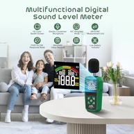 Decibelímetro SQECH: Medidor de Ruído Profissional com Tela Colorida e Alta Precisão - imagem 3