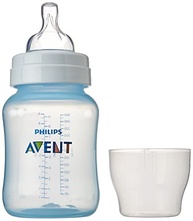 Mamadeiras Anti-Cólica AVENT 125ml + 260ml com Bico Extra - Azul e Multi-colorido - imagem 4