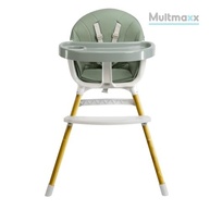Cadeira de Alimentação Premium Multmaxx com Altura Ajustável e Até 15kg - Conforto e Segurança para seu Bebê (Verde) - imagem 3