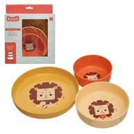 Kit 3 Pratos com Ventosa Kouii Filhotiis Leão Leo - Segurança e Diversão na Alimentação Infantil - imagem 2