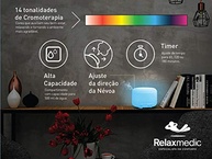 Umidificador de Ar 3 em 1 com LED Colorido e Aromatização - Relaxmedic - imagem 5