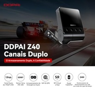 Câmera Veicular DDPAI Z40 3K Frontal e Traseira com WiFi, GPS e Visão Noturna Avançada - imagem 3