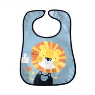 Babador Impermeável com Bolso Coletor Clingo Luke Azul - Proteção e Conforto para Refeições sem Sujeira - imagem 5