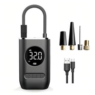 Compressor de Ar Portátil Digital Recarregável: Calibre Pneus e Bolas com Lanterna LED - imagem 2