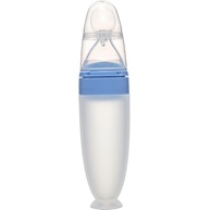 Colher Dosadora em Silicone com Ventosa Azul - Segura, Higiênica e Prática para Bebês - imagem 5