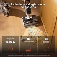 Roborock F25 GT - Aspirador e Esfregão Sem Fio com 20.000 Pa e Autolimpeza - imagem 3