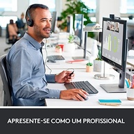Webcam Full HD Logitech C920s com Microfone Embutido e Proteção de Privacidade para Chamadas e Gravações em Video Widescreen 1080p - Compatível com Logitech Capture - imagem 2