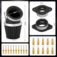 Kit Carburador PWK 26mm Racing Universal 2T/4T com Filtros e Jatos - Potência Máxima para sua Moto! - imagem 4
