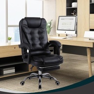 Cadeira Presidente Ergonômica com Apoio para Pés e Encosto Ajustável - Conforto Premium para Home Office - imagem 2