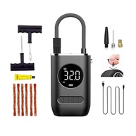 Mini Compressor Portátil: Encha Pneus com Facilidade e Segurança + Kit Reparo Essencial - imagem 2