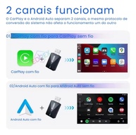 Adaptador CarPlay Sem Fio 2 em 1 XUDA: iPhone & Android - Conexão Rápida e Estável - imagem 4