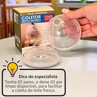 SaveMilk Conchas para Amamentação com Base Rígida – Proteção Anatômica e Confortável para Mães - imagem 3
