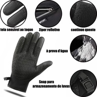 Luva de Moto Impermeável e Térmica: Conforto e Segurança no Frio! - imagem 3
