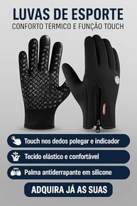 Luvas Térmicas Premium Moto/Bike: Proteção Impermeável, Touchscreen e Conforto para Todo Clima - imagem 4