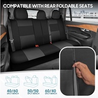 Conjunto Completo Capas de Assento BDK PolyPro Carvão: Proteção e Estilo para Seu Carro - imagem 5
