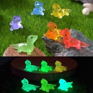 18 Estatuetas de Lagarto que Brilham no Escuro - 6 Cores para Jardins de Fadas e Terrários - imagem 2
