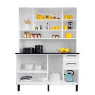 Armário de Cozinha Itatiaia 8 Portas e 2 Gavetas – Design Moderno e Muito Espaço Organizado - imagem 3