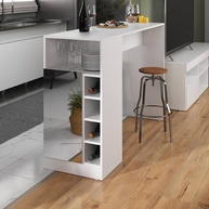 Bancada com Adega e Espelho para Cozinha - Design Moderno e Funcionalidade Premium - imagem 1