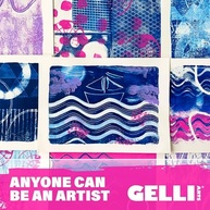 Gelli Arts Prato de Impressão 20 x 25 cm – Multicolorido para Artesanato e Criatividade - imagem 4