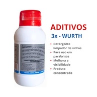 Kit Aditivo Limpador Para-brisa 100ml Wurth: Visibilidade Cristalina e Limpeza Rápida - imagem 3