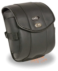Bolsa de Transporte para Moto Cruiser Sissy Bar: Viagem e Estilo em PVC Preto - imagem 2