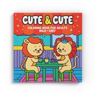 Kit 3 Livros de Colorir Adulto Cute & Cute: Relaxamento e Criatividade - imagem 4