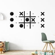 Jogo da Velha Magnético para Parede - Decoração e Diversão para Casa e Escritório - imagem 1