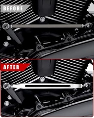 Alavanca de Câmbio Cromada para Harley Davidson: Suavidade e Estilo para Road King, Softail e Dyna (1986-2024) - imagem 5