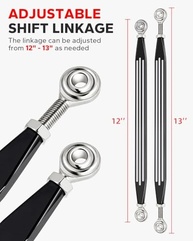 Amazicha Black Shift Linkage: Precisão e Estilo para sua Harley Davidson Softail e Touring - imagem 3