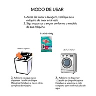 Limpa Máquina de Lavar Roupas Sem Cloro - 3 Pacotes de 80g | Limpeza Profunda e Segura - imagem 4