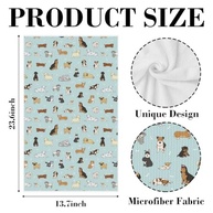 Toalhas de Cozinha com Estampa de Cachorro - 35x66 cm - Design Decorativo e Absorvente - imagem 4