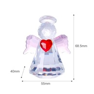 Estátua de Anjo em Cristal Brilhante - Decoração de Natal Elegante e Encantadora - imagem 3