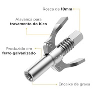 Acoplador de Graxa com Garras: Lubrificação Rápida e Eficiente - imagem 4