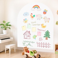 Parede Magnética 102x81cm com Quadro Negro - Branco | Tela de Aprendizagem e Diversão para Casa e Escola - imagem 1