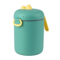 Pote Dosador de Leite em Pó Infantil com Colher Medidora - Seguro, Prático e Atóxico (Tamanho G) Verde - imagem 1