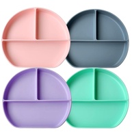 Pratinho de Silicone com Divisória e Ventosa Letoy - Seguro, Prático e Ideal para Refeições Saudáveis - imagem 1