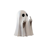 Estatueta de Fantasma para Decoração de Halloween - Resina Assustadora e Divertida - imagem 1