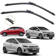 Par de Palhetas Limpador Parabrisa Hyundai HB20 2020-2024 - Visão Clara e Segura - imagem 5