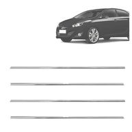 Kit Pestana de Porta Cromada HB20 e HB20S 2013-2019: Estilo e Proteção Premium - imagem 1